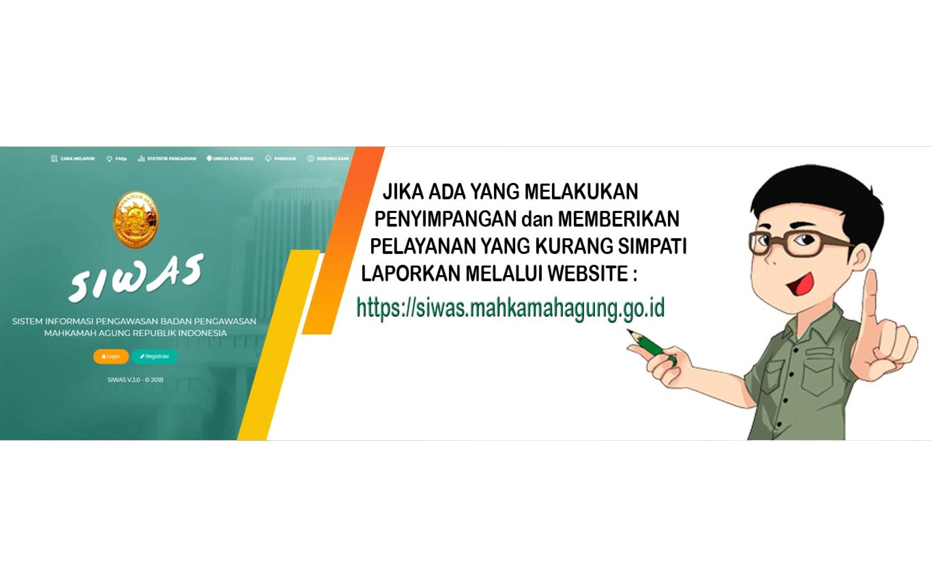 LAPORKAN SAJA DENGAN SIWAS